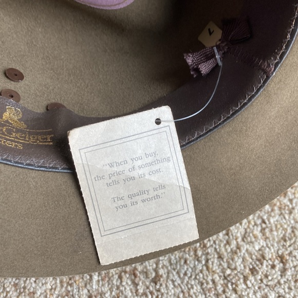 NWT Deadstock Willis & Geiger Mini Safari Felt Gazelle Hat 7 Outdoor Adventure - Picture 13 of 15